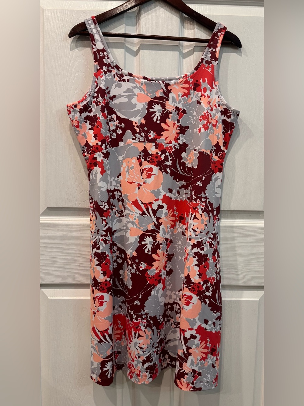 Columbia PFG Women's Medium Red Jasper Florid Meadows Freezer III Comfy Dress XL